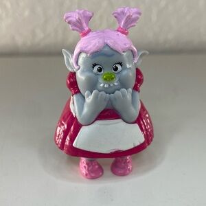 2016 DreamWorks Trolls Bridget Figure PVC Cake Topper Toy Hasbro 2" Pink Dress